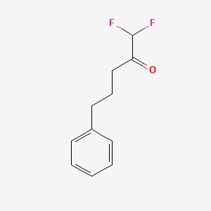 Chemical structure of (2,2-difluoro-1-(o-tolyl)cyclopropyl)methanol