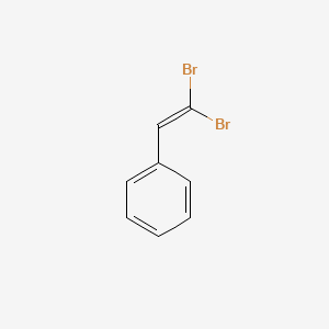 Chemical structure of (2,2-Dibromovinyl)benzene