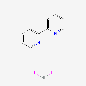 Chemical structure of (2,2'-Bipyridine)diiodonickel