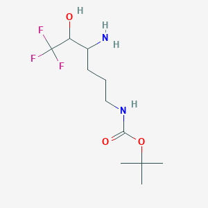 Chemical structure of (2,2,2-Trifluoroacetyl)-D-alanine triethylamine salt