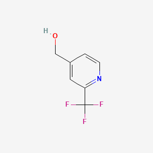 Chemical structure of 2-(Trifluoromethyl)-4-pyridinemethanol