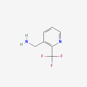 Chemical structure of (2-(Trifluoromethyl)pyridin-3-yl)methanamine