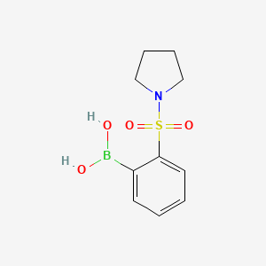 Chemical structure of (2-(Pyrrolidin-1-ylsulfonyl)phenyl)boronic acid