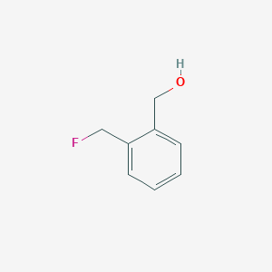 Chemical structure of (2-(Fluoromethyl)phenyl)methanol