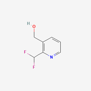Chemical structure of (2-(Difluoromethyl)pyridin-3-yl)methanol