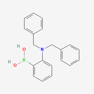 Chemical structure of (2-(Dibenzylamino)phenyl)boronic acid
