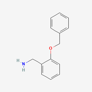 Chemical structure of (2-(Benzyloxy)phenyl)methanamine