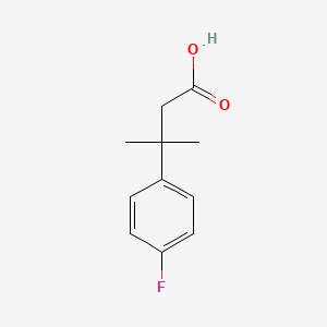 Chemical structure of (2-(4-fluoro-3-methoxyphenyl)cyclopropyl)methanol