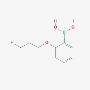 Chemical structure of (2-(3-Fluoropropoxy)phenyl)boronic acid
