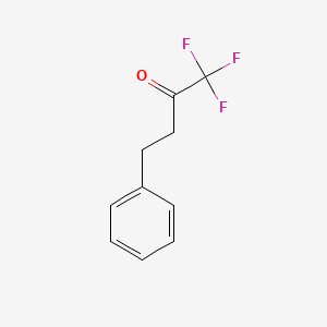 Chemical structure of (2-(2,4,6-trifluorophenyl)cyclopropyl)methanol