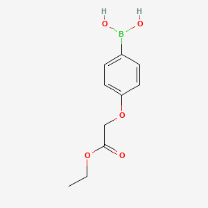 Chemical structure of (2-(1,3-Dioxolan-2-yl)-4-methoxyphenyl)boronic acid