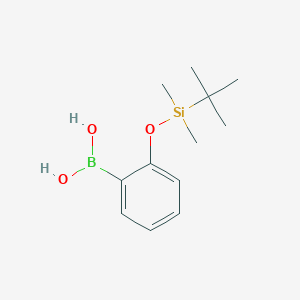 Chemical structure of (2-((tert-Butyldimethylsilyl)oxy)phenyl)boronic acid