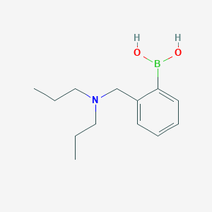 Chemical structure of (2-((Dipropylamino)methyl)phenyl)boronic acid