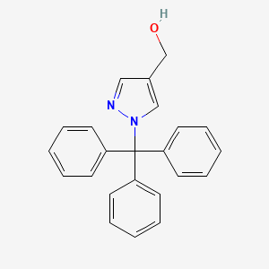 Chemical structure of (1-Trityl-1H-Pyrazol-4-Yl)Methanol