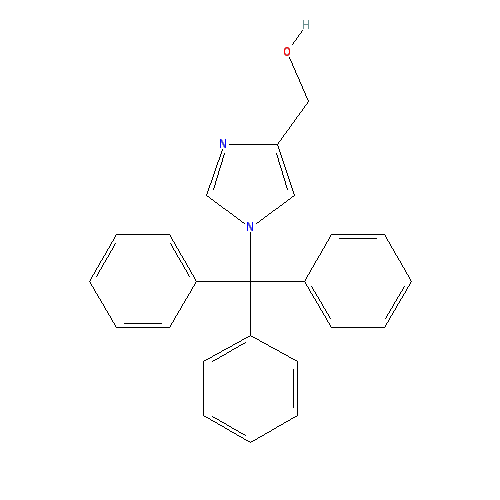 Chemical structure of (1-trityl-1H-imidazol-4-yl)methanol