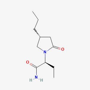 Chemical structure of (1S,6R)-8-Boc-3,8-diazabicyclo[4.2.0]octane