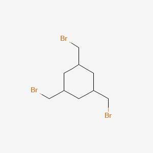 Chemical structure of 1,3,5-Tris(bromomethyl)cyclohexane