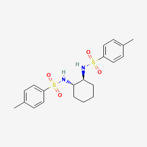 Chemical structure of (1S,2S)-N,N'-Di-p-tosyl-1,2-cyclohexanediamine