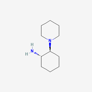 Chemical structure of (1S,2S)-2-(Piperidin-1-yl)cyclohexanamine