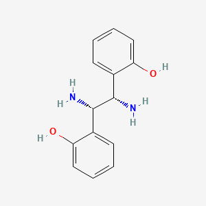 Chemical structure of (1S,2S)-1,2-Bis(2-hydroxyphenyl)ethylenediamine