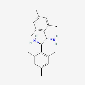 Chemical structure of (1S,2S)-1,2-Bis(2,4,6-trimethylphenyl)ethylenediamine