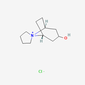 Chemical structure of Azoniaspironortropanol chloride