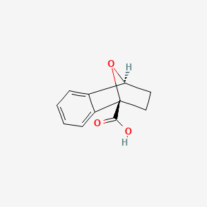 Chemical structure of (1R,4S)-1,2,3,4-Tetrahydro-1,4-epoxynaphthalene-1-carboxylic Acid