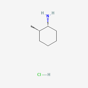 Chemical structure of (1R,2S)-2-Methylcyclohexylamine Hydrochloride