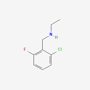 Chemical structure of (1R,2S)-2-(4-Fluorophenyl)cyclopropanamine Hydrochloride