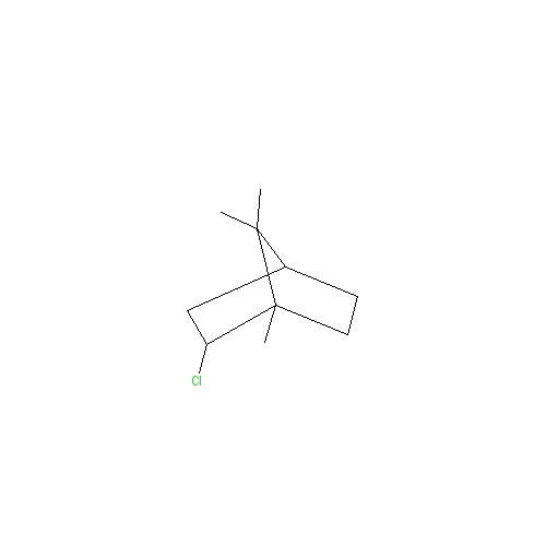 Chemical structure of Bornyl chloride