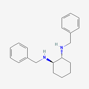 Chemical structure of (1R,2R)-N,N'-Dibenzylcyclohexane-1,2-diamine