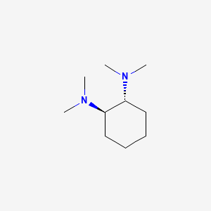Chemical structure of (1R,2R)-N1,N1,N2,N2-Tetramethylcyclohexane-1,2-diamine