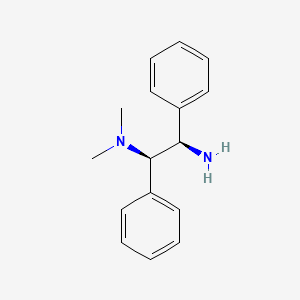 Chemical structure of (1R,2R)-N',N'-Dimethyl-1,2-diphenyl-1,2-ethanediamine