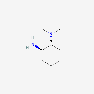 Chemical structure of (1R,2R)-N1,N1-Dimethylcyclohexane-1,2-diamine
