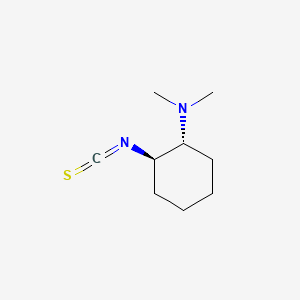 Chemical structure of (1R,2R)-2-isothiocyanato-N,N-diMethyl-CyclohexanaMin
