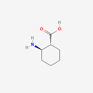 Chemical structure of trans-2-Aminocyclohexanecarboxylic acid