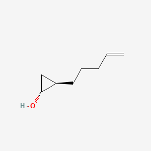 Chemical structure of (1R,2R)-2-(4-Penten-1-yl)cyclopropanol