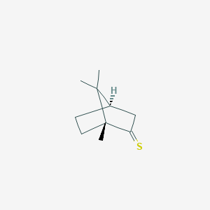 Chemical structure of (1R)-(-)-Thiocamphor