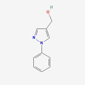 Chemical structure of (1-Phenyl-1H-pyrazol-4-yl)methanol