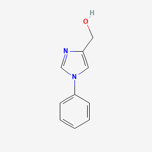 Chemical structure of (1-Phenyl-1H-imidazol-4-yl)methanol
