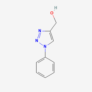 Chemical structure of (1-Phenyl-1H-1,2,3-triazol-4-yl)methanol