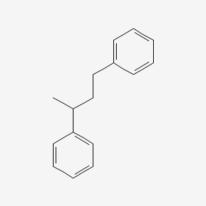 Chemical structure of (1-Methylpropane-1,3-Diyl)Dibenzene