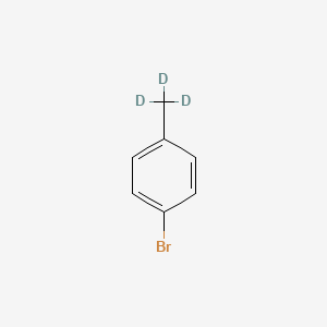 Chemical structure of 4-Bromotoluene (Methyl D3)