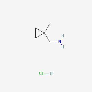 Chemical structure of (1-Methylcyclopropyl)methanamine hydrochloride