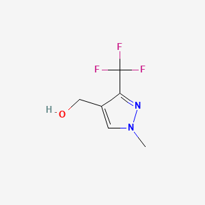 Chemical structure of (1-Methyl-3-(trifluoroMethyl)-1H-pyrazol-4-yl)Methanol