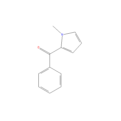 Chemical structure of (1-methyl-1H-pyrrol-2-yl)(phenyl)methanone