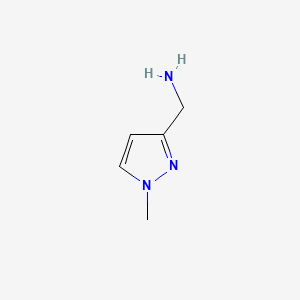 Chemical structure of (1-Methylpyrazol-3-yl)methanamine