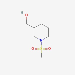 Chemical structure of (1-Methanesulfonylpiperidin-3-yl)methanol
