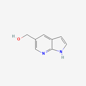 Chemical structure of (1H-Pyrrolo[2,3-b]pyridin-5-yl)methanol