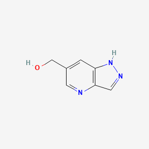 Chemical structure of (1H-Pyrazolo[4,3-b]pyridin-6-yl)methanol